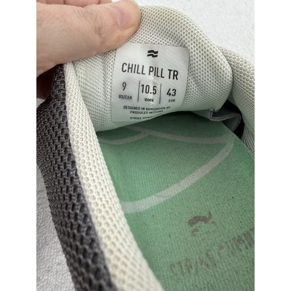 Strike Movement Chill Pill Transit Gray Sneakers Men’s Size 9 Wms 10.5
